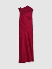 Petite Back Detail Midi Dress Red | Womens