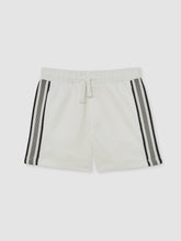 13-14 yrs Side Stripe Textured Shorts White | Children