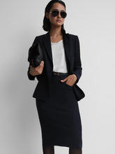 Tailored Pencil Skirt Navy | Womens