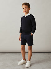 3-9 yrs Cotton Chino Shorts with Stretch Navy | Children