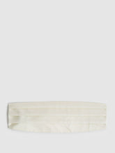 Silk Cummerbund Ivory | Mens