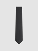 Textured Silk Blend Tie Black | Mens