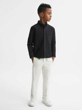 3-9 yrs Button Down Oxford Shirt Black | Children