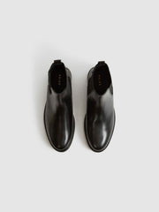 Leather Chelsea Boots Black | Mens