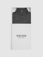 Pack of Two Merino Wool Jumpers Derby Grey Marl | Mens