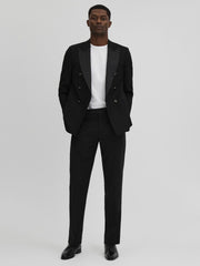 Leather Lace-Up Shoes Black | Mens