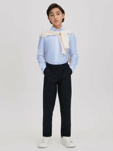 3-9 yrs Slim Fit Cotton Shirt Soft Blue | Children