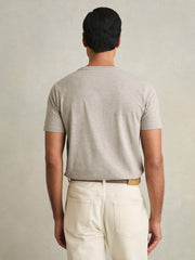 Cotton-Jersey Crew-Neck T-shirts 3 Pack Multi Melange | Mens