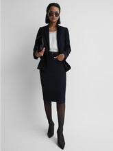Petite Tailored Pencil Skirt Navy | Womens