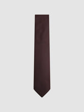 Textured Silk Blend Tie Burgundy | Mens
