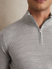 Merino Wool Half-Zip Jumper | Mens