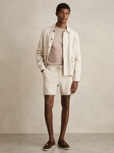 Textured Drawstring Shorts Stone | Mens