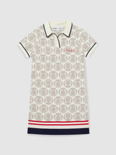 13-14 yrs SmileyWorld Knitted Polo Dress Off White | Children