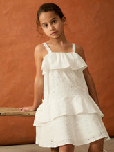 9-13 yrs SmileyWorld Broderie Logo Dress Ivory | Children