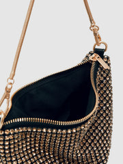 Crystal Bracelet Pouch Bag Gold | Womens