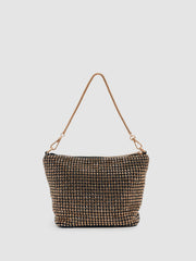 Crystal Bracelet Pouch Bag Gold | Womens