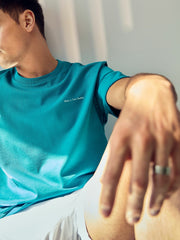 | Tom Daley Graphic-Print T-Shirt Teal Green | Mens