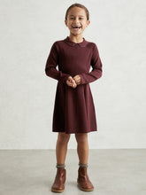9-13 yrs Embellished Collar Knitted Dress Berry | Children