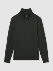 Merino Wool Half-Zip Jumper | Mens