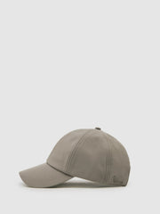 Embroidered Logo Tech Baseball Cap Mushroom Brown | Mens