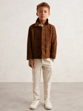 3-9 yrs Suede Worker Jacket Tobacco Brown | Children