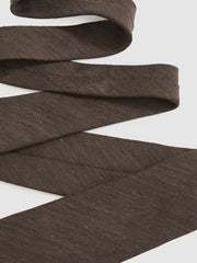 Silk Blend Textured Tie Chocolate Brown | Mens