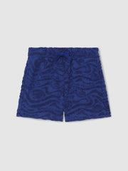 3-9 yrs SmileyWorld Wave Texture Shorts Bright Blue | Children