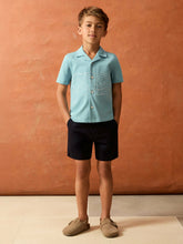 3-9 yrs SmileyWorld Embroidered Shirt Sky Blue | Children