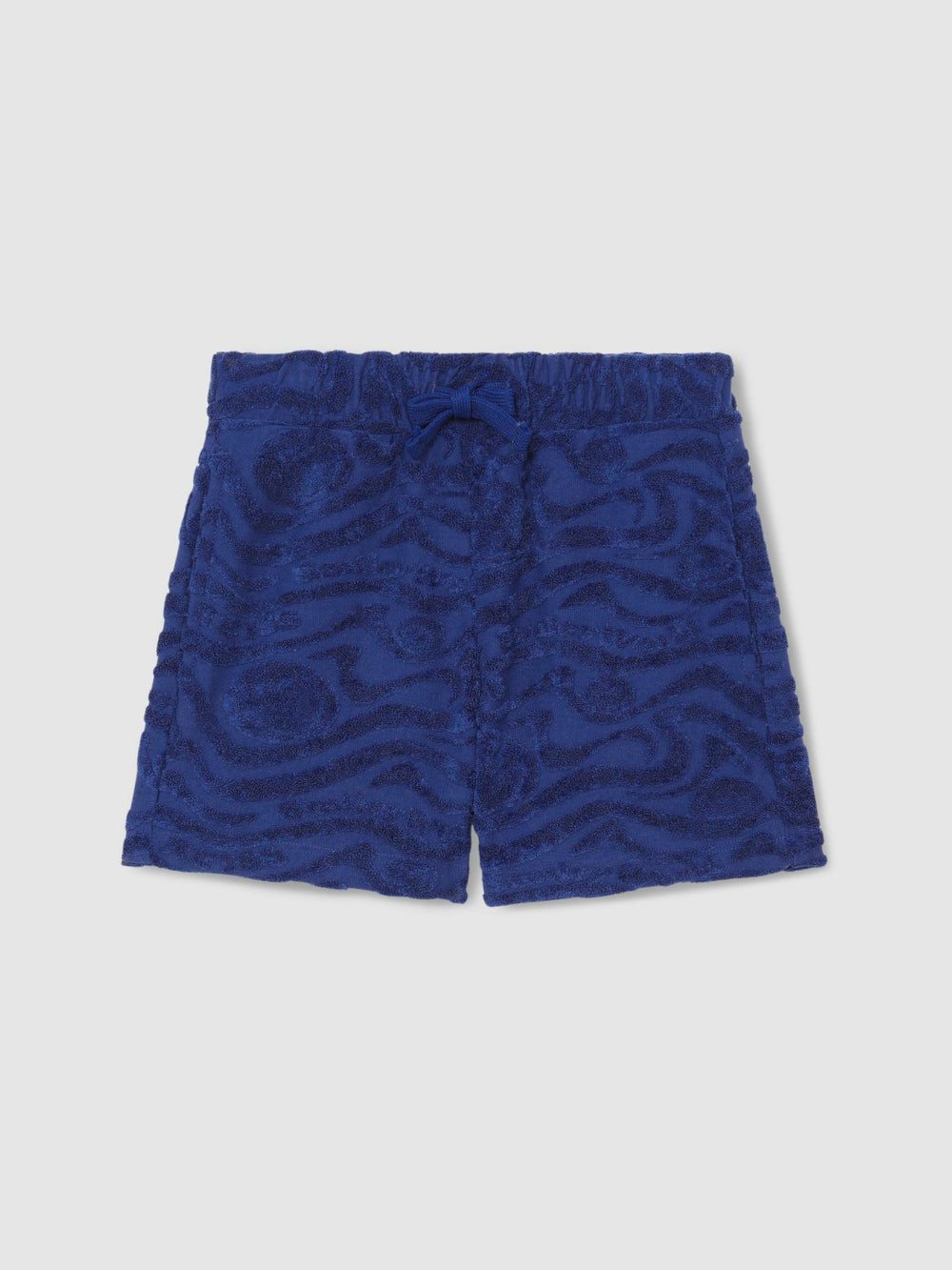 13-14 yrs SmileyWorld Wave Texture Shorts Bright Blue | Children