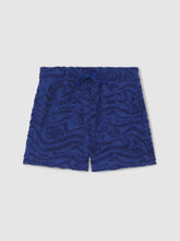 13-14 yrs SmileyWorld Wave Texture Shorts Bright Blue | Children