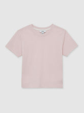 13-14 yrs Cotton Crew Neck T-Shirt Pink | Children