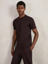 Interlock Jersey Crew Neck T-Shirt Cherry Red | Mens