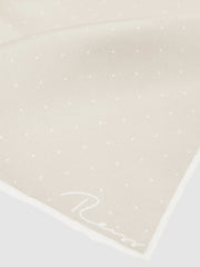 Silk Polka Dot Pocket Square Champagne | Mens
