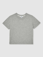 13-14 yrs Cotton-Blend Crew-Neck T-Shirt Grey Marl | Children