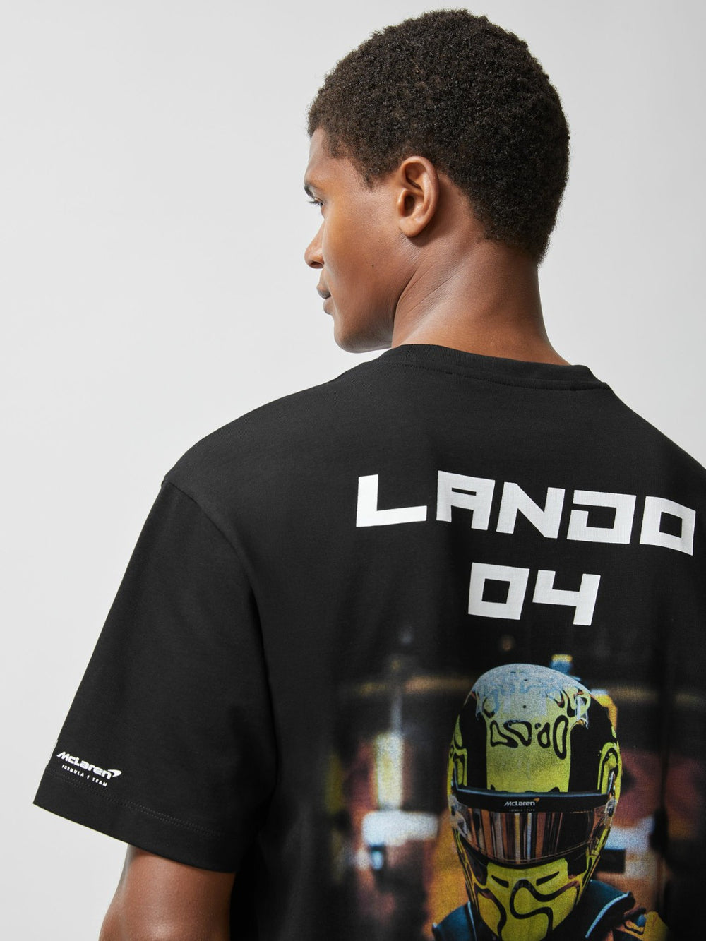 McLaren F1 Team Lando-Print T-Shirt Unisex Fit Black | Mens