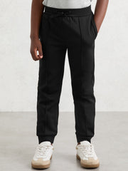 13-14 yrs Interlock Drawstring Joggers Black | Children