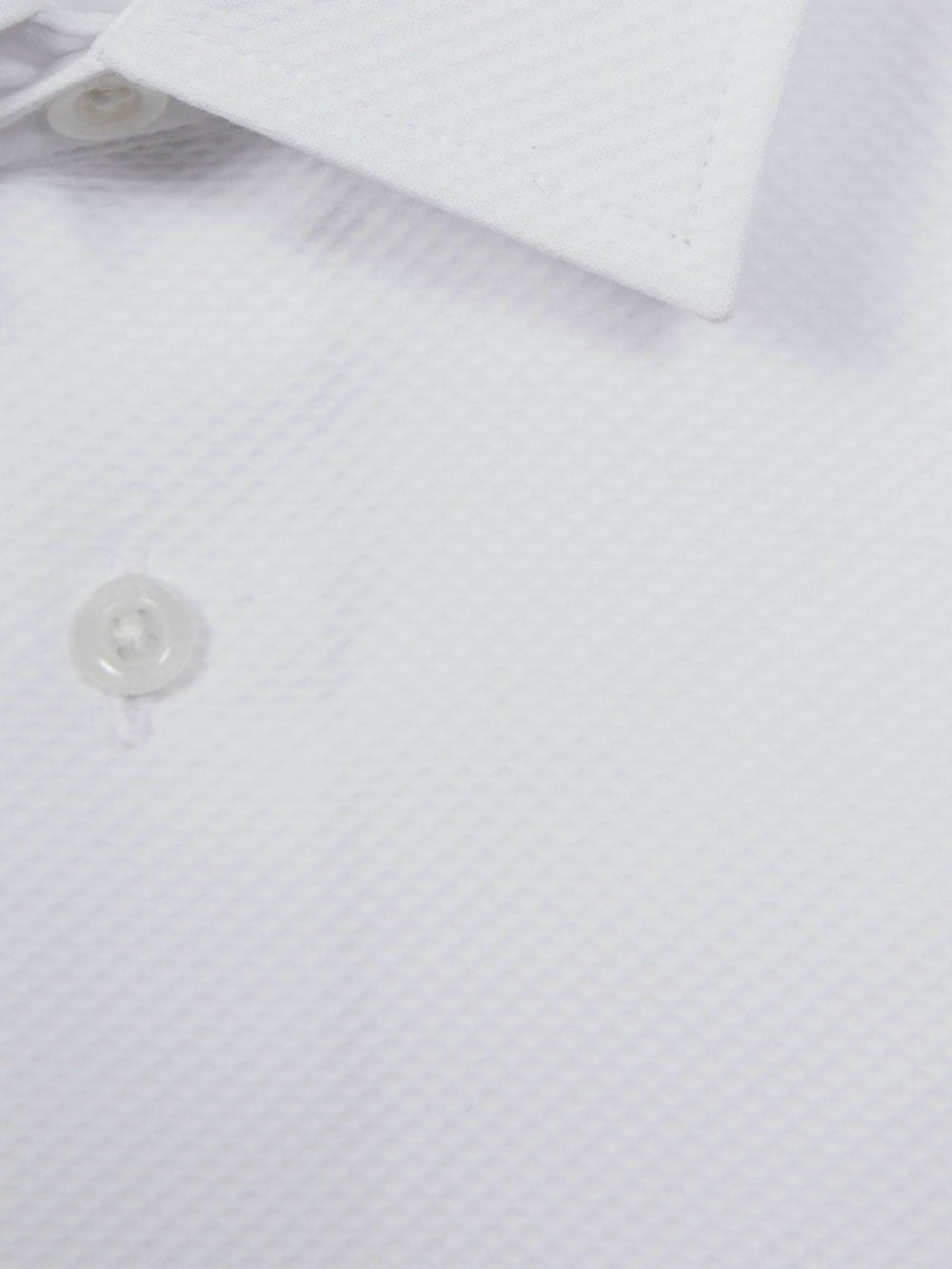 3-9 yrs Slim Fit Textured Bib Dinner Shirt White | Children