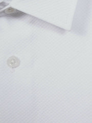 3-9 yrs Slim Fit Textured Bib Dinner Shirt White | Children