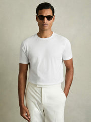 Cotton-Jersey Crew-Neck T-shirts 3 Pack Neutral | Mens