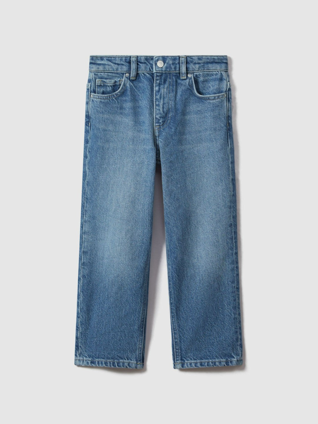 3-9 yrs Loose Fit Adjuster Jeans Mid Blue | Children