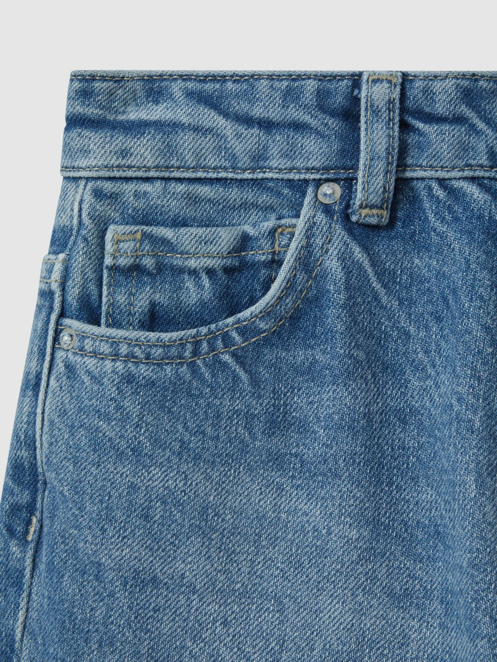 3-9 yrs Loose Fit Adjuster Jeans Mid Blue | Children