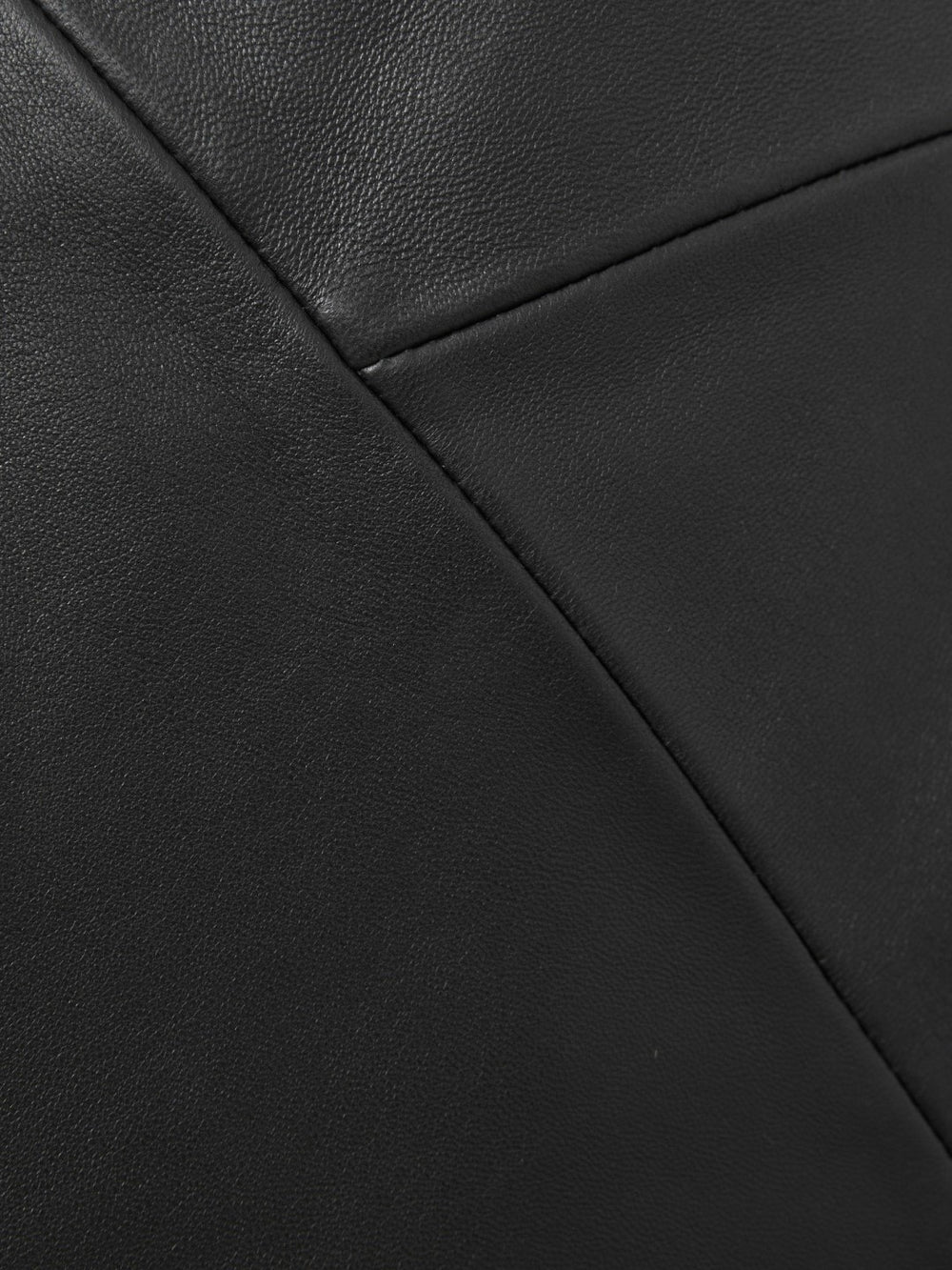 Leather High Rise Midi Skirt Black | Womens