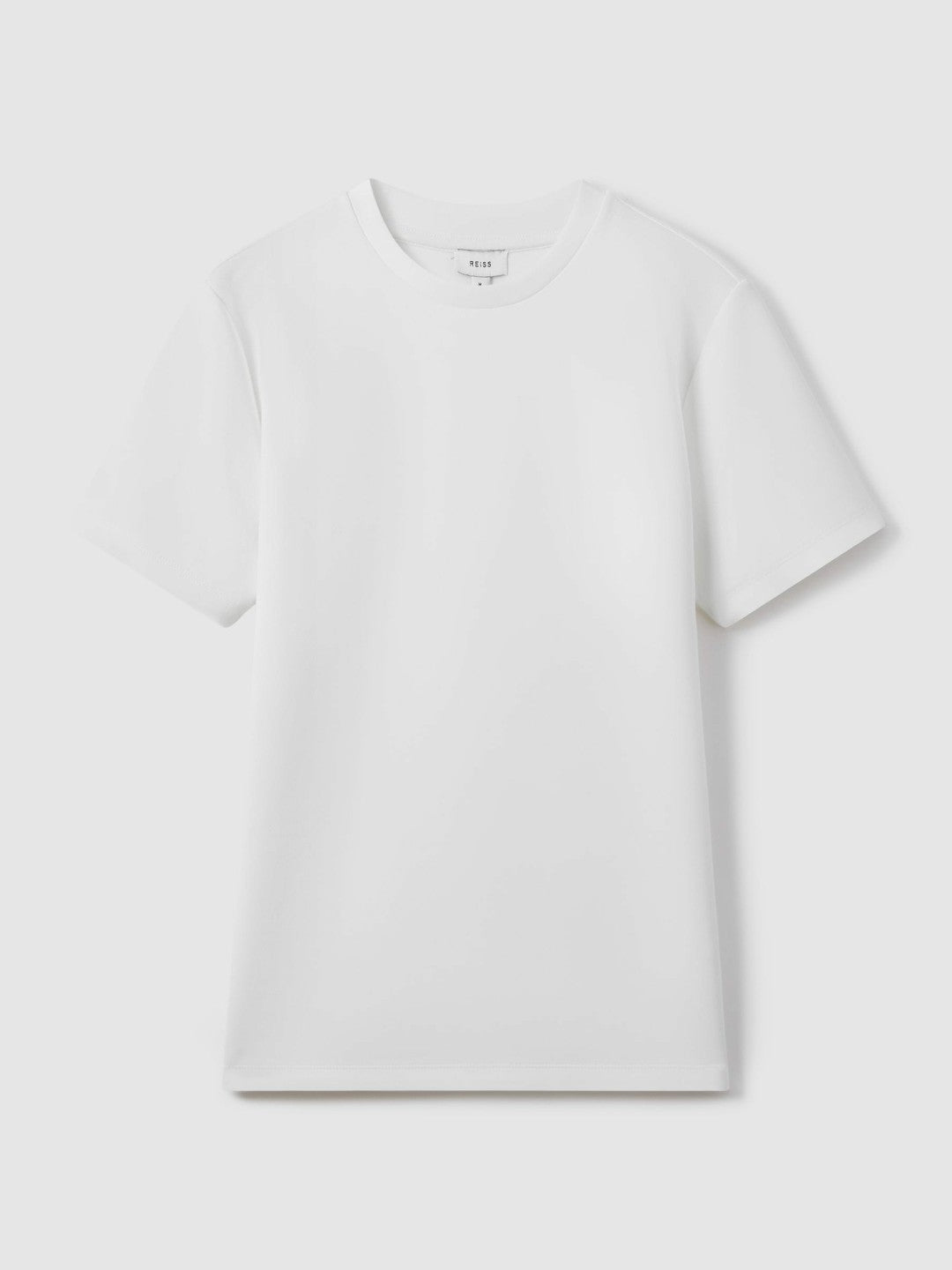 Interlock Jersey Crew Neck T-Shirt White | Mens
