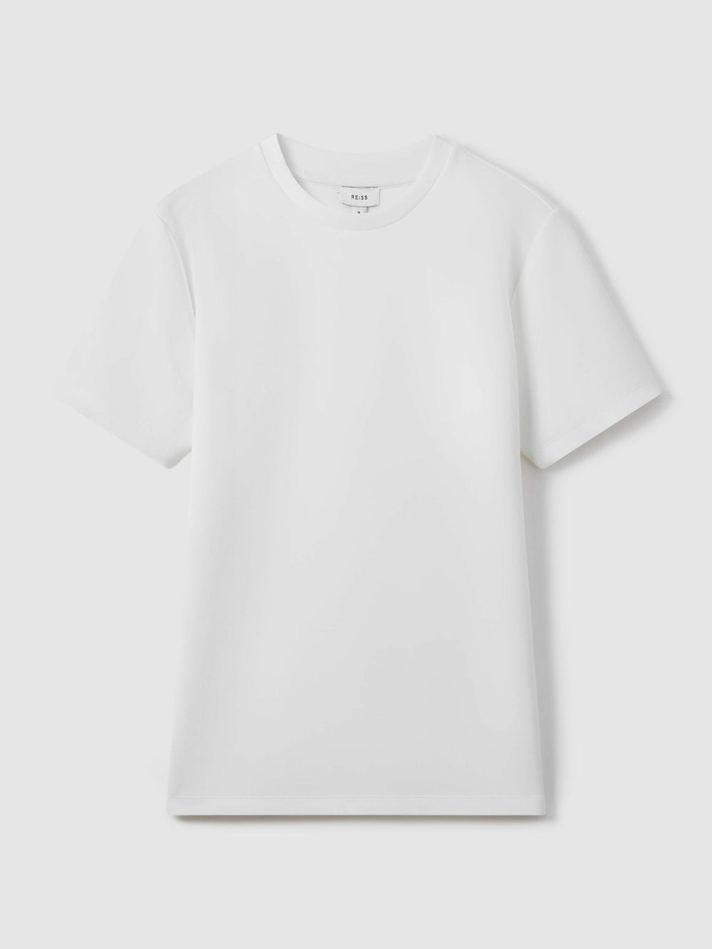 Interlock Jersey Crew Neck T-Shirt White | Mens