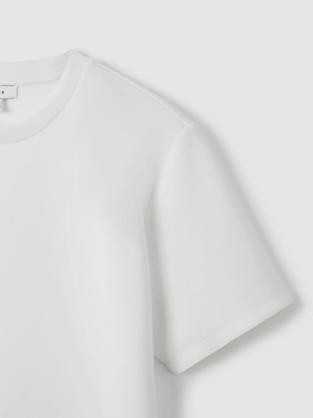 Interlock Jersey Crew Neck T-Shirt White | Mens