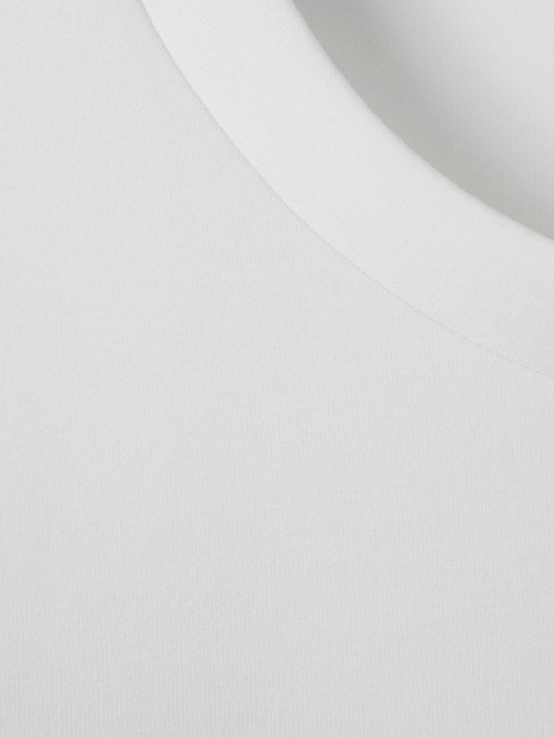 Interlock Jersey Crew Neck T-Shirt White | Mens