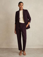 Slim Fit Suit Trousers Berry | Womens