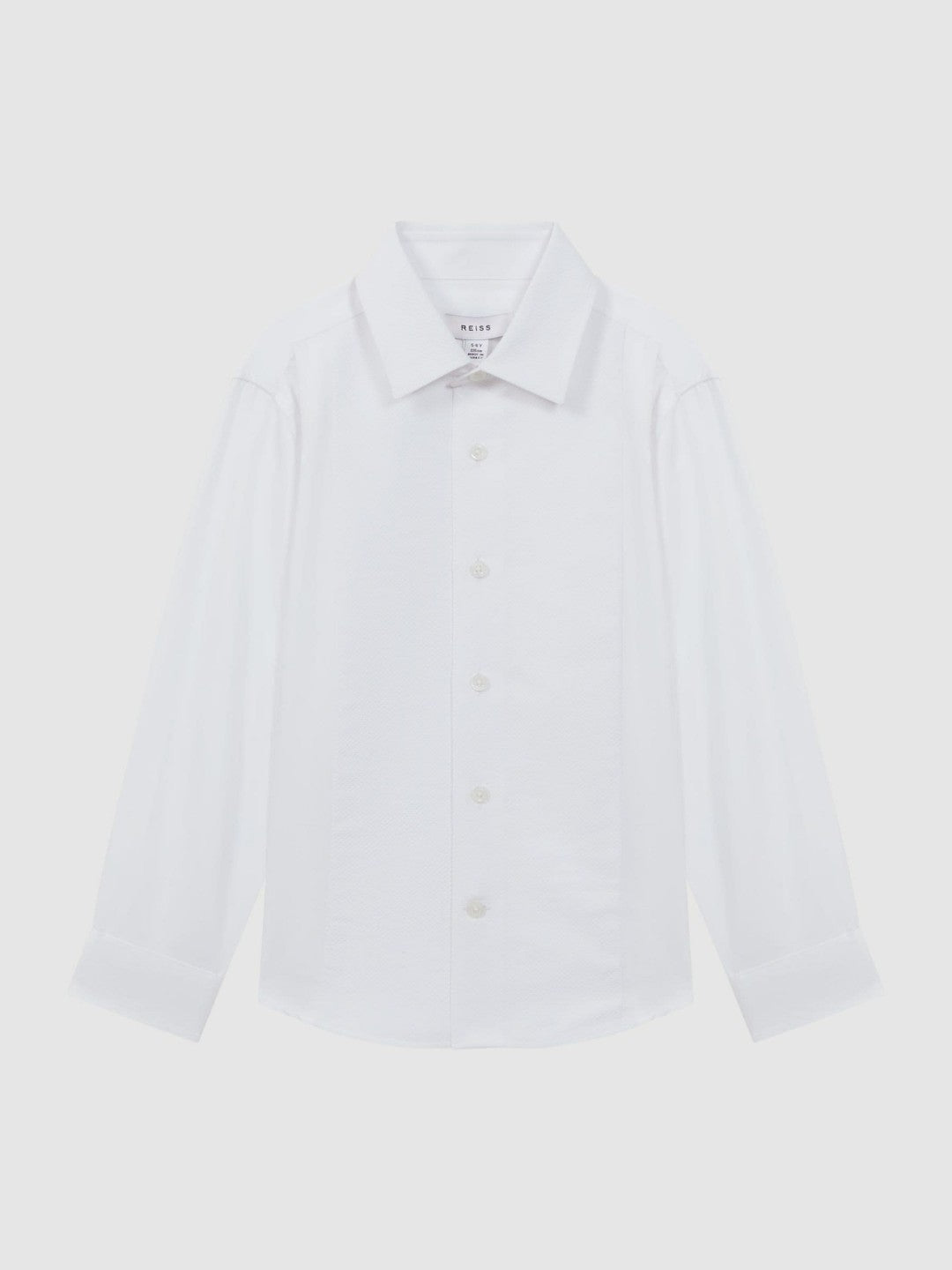 9-14 yrs Slim Fit Textured Bib Dinner Shirt White | Children