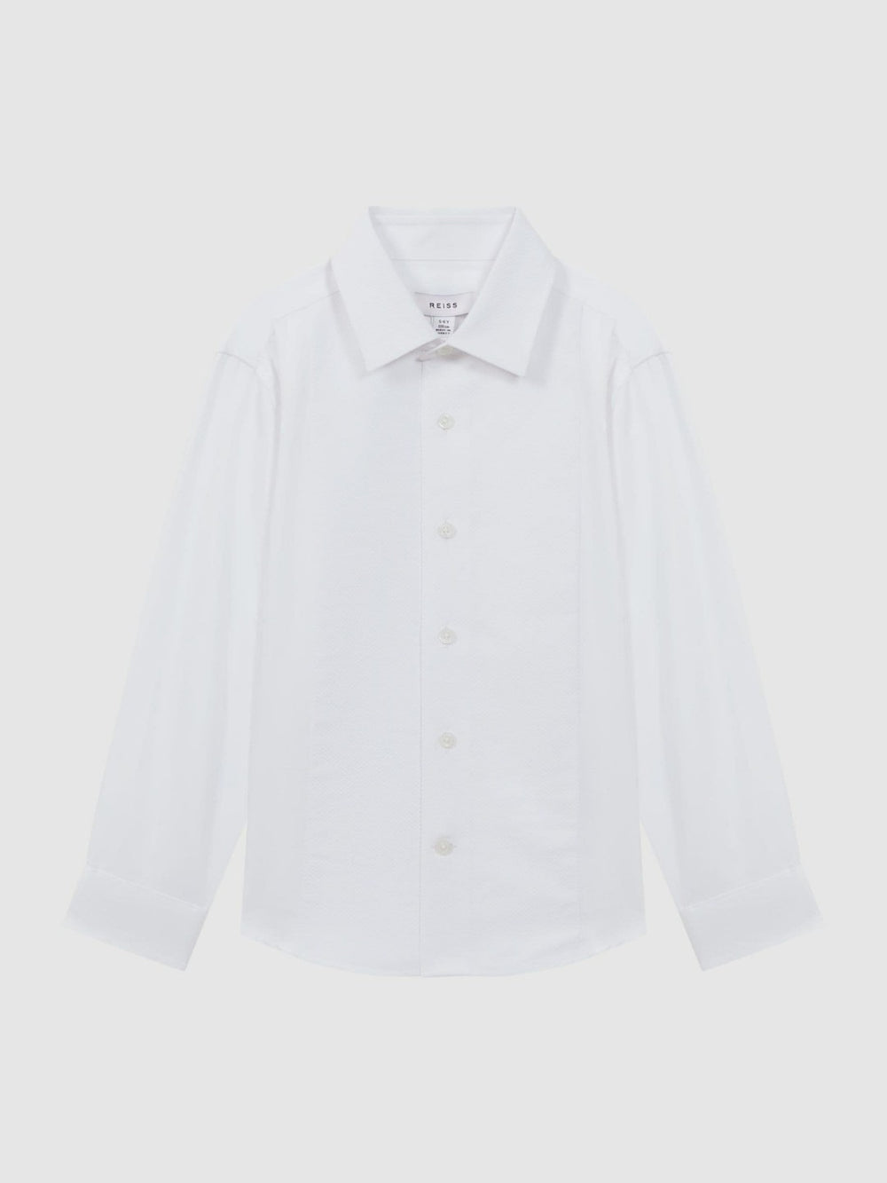 9-14 yrs Slim Fit Textured Bib Dinner Shirt White | Children