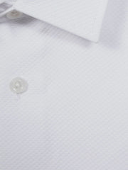 9-14 yrs Slim Fit Textured Bib Dinner Shirt White | Children